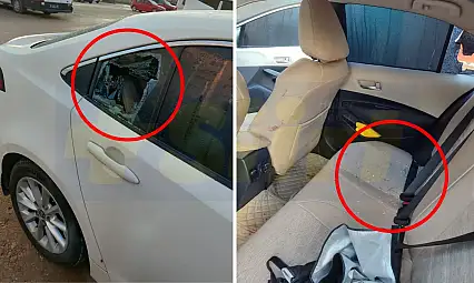 Siirt'te gece yarısı otoparkta hırsızlık: Araçların camlarını kırıp araçlara dadandılar