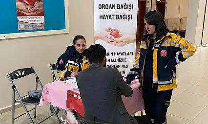 Siirt'te gençler organ bağışı konusunda bilgilendirildi