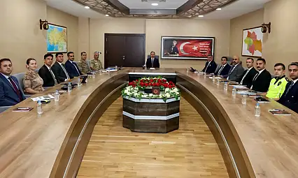 Siirt'te Güvenlik ve Asayiş Koordinasyon Toplantısı Yapıldı