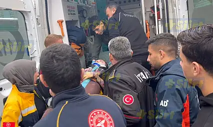 Siirt'te havalandırma boşluğuna düşen genç kız halat yardımıyla kurtarıldı