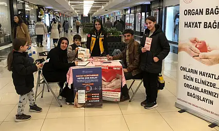 Siirt'te Hayat Kurtaran Stand: Organ Bağışına Yoğun İlgi!