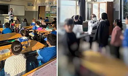 Siirt'te İlkokul Öğrencilerine Ağız ve Diş Sağlığı Eğitimi Verildi! Genel Taramadan Geçirildiler