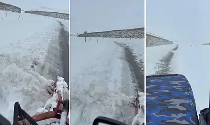 Siirt'te Kar Yağdı, Yol Kapandı… Çözüm Bir Vatandaştan Geldi