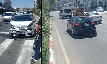 Siirt'te Maddi Hasarlı Kaza
