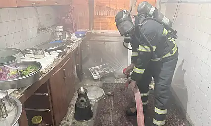 Siirt'te Mutfakta Unutulan Yemek Ev Yangınına Neden Oldu