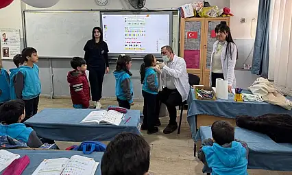 Siirt'te Öğrencilere Yönelik Sağlık Taraması ve Eğitim Çalışmaları Sürdürüyor