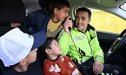 Siirt'te Özel Öğrencilere Trafik Bilinci Eğitimi
