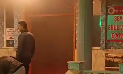 Siirt'te Üşüdüğü İçin Camiyi Yakan Şüpheli Gözaltına Alındı