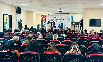Siirt'te 'Veli Buluşmaları' Projesinin Altıncı Haftasında Atatürk Anadolu Lisesi Velileriyle Bir Araya Gelindi