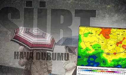 Siirt'te Yağışlı Günler Başlıyor: 5 Günlük Hava Tahmini Açıklandı (12 Kasım - 16 Kasım Siirt Hava Durumu)
