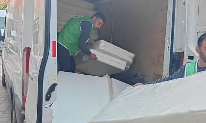 Siirtli Hayırseverlerden Gazze'ye Destek: İHH Çocuk Yataklarını Yola Çıkardı