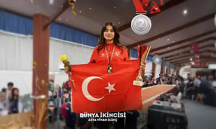 Siirtli Sporcu Asya Viyan Elinç'ten Dünya İkinciliği Gururu
