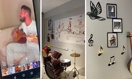 Trabzonlu Yasemen Bolat eşinin anısına Siirt'te  Müzik atölyesi kurdu