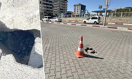 Siirt'te Turan Beyazıt-Mehmet Süre Kavşağında Göçük Meydana Geldi