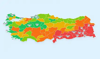 Türkiye'nin Aralık Ayı Doğurganlık Haritası Açıklandı: Siirt İlk 10'da Yer Aldı