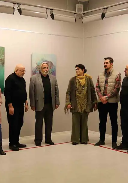Ressam Cenk Mısırlıoğlu, SANKO Sanat Galerisi'nde sergi açtı