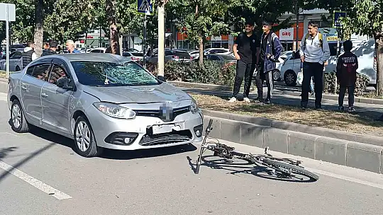 Batman'da otomobilin çarptığı bisikletli ağır yaralandı