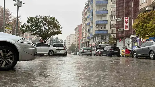 Siirt'te sis ve sağanak yağış etkili oldu