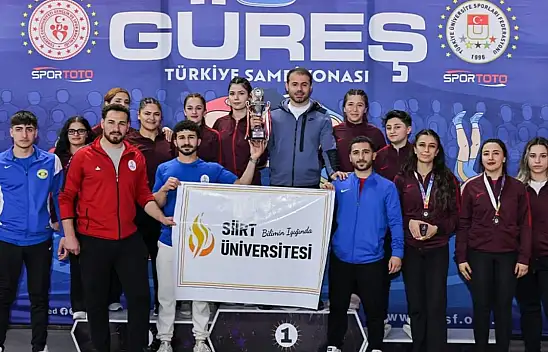 Siirt Üniversitesi Güreşte Türkiye Şampiyonu Oldu: Dünya Şampiyonası'nda Türkiye'yi Temsil Edecekler