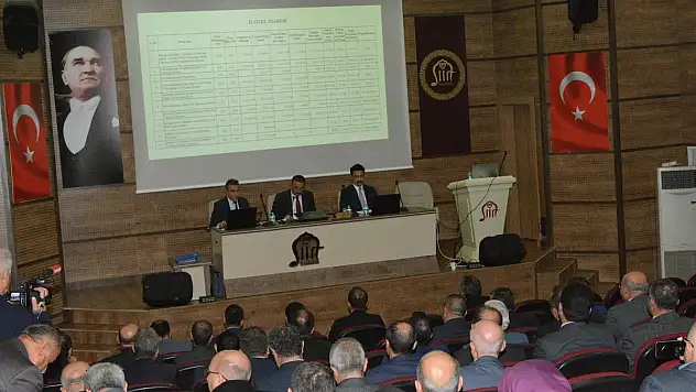 1. DÖNEM İL KOORDİNASYON KURULU TOPLANTISI, VALİ HACIBEKTAŞOĞLU BAŞKANLIĞINDA YAPILDI