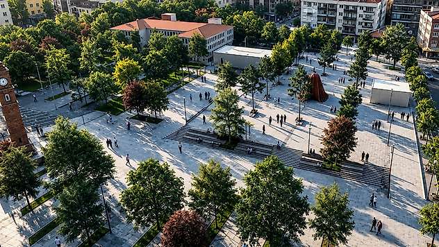 Siirt 15 Temmuz Demokrasi Meydanı'nda üstyapı ve çevre düzenleme çalışmaları başlıyor