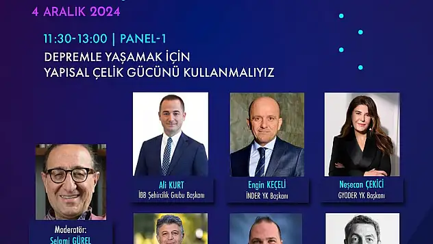 25. Yapısal Çelik Günü, Depremle Yaşamak için Çelik Yapıda Sivil Toplum Seferberliği Başlatmaya Hazır