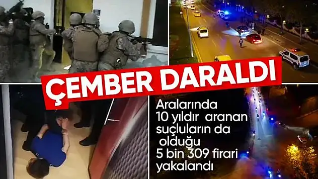 81 İlde 'Çember Operasyonu'