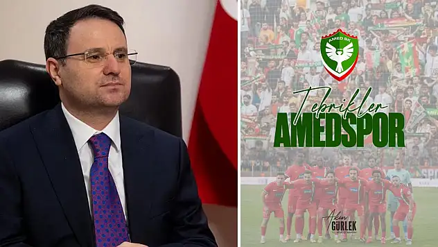 Adalet Bakanı Akın Gürlek'ten Amedspor'a Tebrik Mesajı