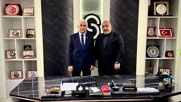 AK Parti Siirt Milletvekili Mervan Gül'den Solmaz Group Yönetim Kurulu Başkanı Seyithan Solmaz'a ziyaret