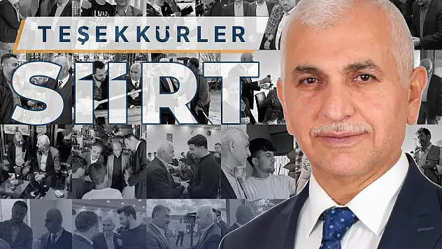 AK Parti Siirt Milletvekili Mervan Gül'den Teşekkür Mesajı