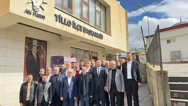 AK Parti Siirt'ten Tillo Belediyesine Bayram Ziyareti