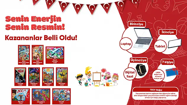 Aksa Elektrik'in Düzenlediği 'Senin Enerjin Senin Resmin' Yarışmasının Kazananları Belli Oldu