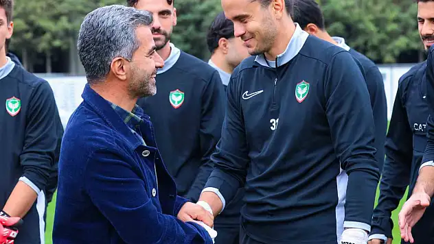 Amed Sportif Faaliyetler'in yeni başkanı, takımı ziyaret etti