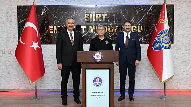 Anayasa Mahkemesi Üyesi Yılmaz Akçil'den Siirt'te Ziyaretler