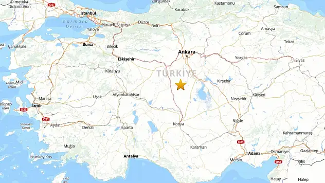 Ankara'da 4.1 Büyüklüğünde Deprem