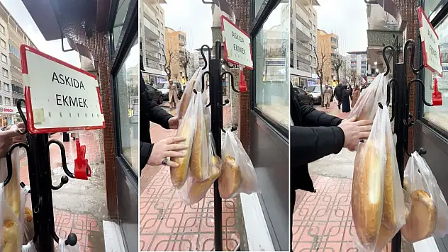 Askıda ekmek geleneği Siirt'te sürüyor