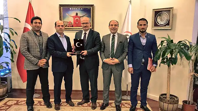 ATO BAŞKANI HEMŞERİMİZ BARAN'I ZİYARET ETTİLER