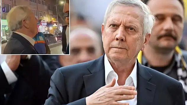 Aziz Yıldırım ters yönden gelen belediye aracına tepki gösterdi: 'Böyle terbiyesizlik olur mu? Bütün İstanbul'u buraya yığarım'