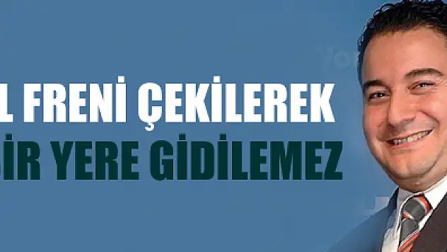 Babacan'dan Gaz Fren Yorumu