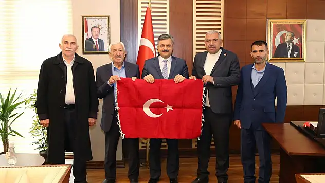 Baki Olğaç'tan Rektör Şındak'a Hayırlı Olsun Ziyareti