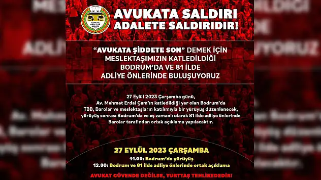 Baro'lardan Tepki: Avukatlara Şiddete Son
