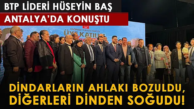 Baş: Dindarların Ahlakı Bozuldu, Diğerleri Dinden Soğudu!