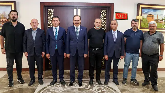 Basın İlan Kurumu (BİK) Bölge Müdürü Hasan Kutay'dan Vali Kızılkaya'ya Ziyaret