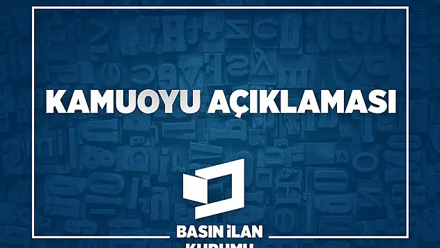 BASIN İLAN KURUMU GENEL MÜDÜRLÜĞÜNDEN KAMUOYU AÇIKLAMASI