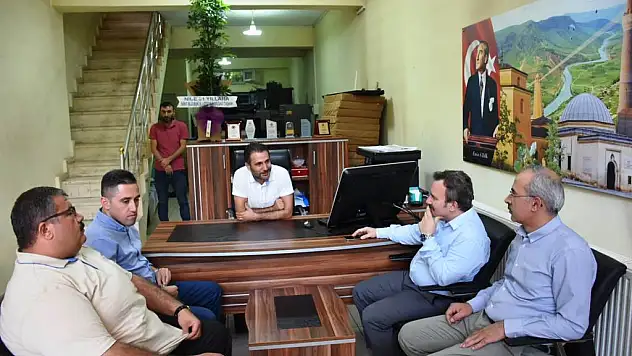 Başkan Taşkın'dan Gazeteniz Siirt'e Ziyaret