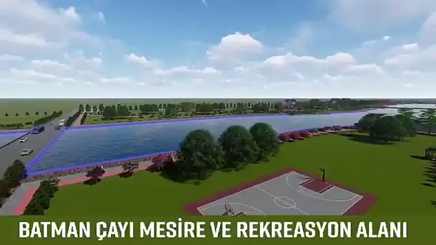 BATMAN ÇAYI REKREASYON ALANI DOLGU İŞİ YAPTIRILACAK