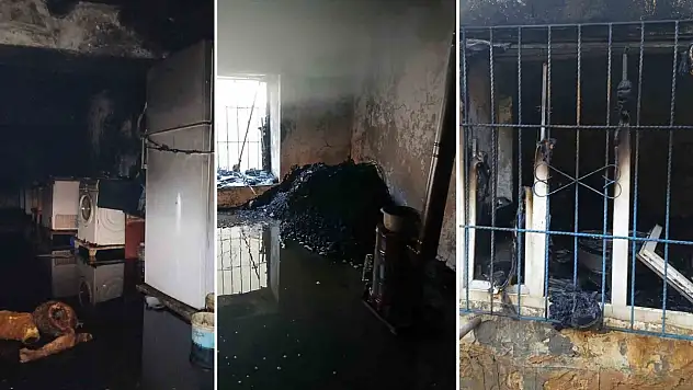 Batman'da sobadan çıkan kıvılcımlar evi küle çevirdi