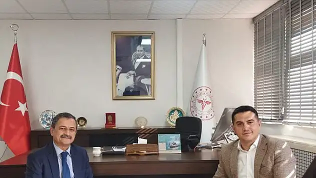 Batman İl Sağlık Müdüründen Siirt İl Sağlık Müdürü Ömür'e Ziyaret