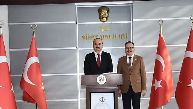 Batman Valisi Ekrem Canalp'tan Vali Kızılkaya'ya Ziyaret