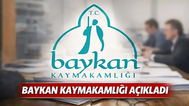 Baykan'da İUP Kapsamında Görevlendirilecek 375 Kişinin Listesi Açıklandı